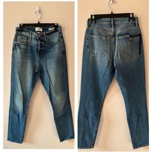 Frame Le Original Skinny Asymmetrical Pocket Jeans Size 26
